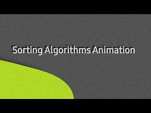 Sorting Algorithms Animation