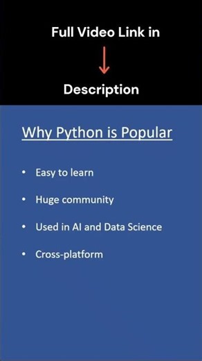 Why Python is Popular (Python Introduction)