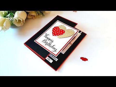 Beautiful Handmade Birthday card | DIY Greeting card for Birthday | Tutorial