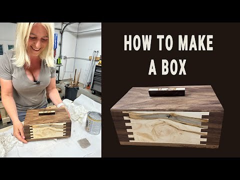 How to make a beautiful box. Step by step tutorial. Gift idea. Woodworking Project