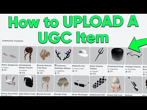 How to Upload Roblox Accessories (UGC)
