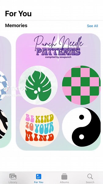 Free Printable Punch Needle Patterns on Ko-fi