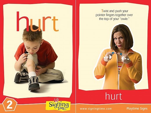 Learn how to sign hurt in ASL - SigningTime Dictionary