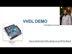 How to Implement a VHDL design on FPGA