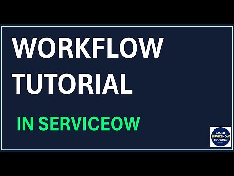 How to Create a WORKFLOW in ServiceNow | Workflow Basic Concepts | ServiceNow Training Videos