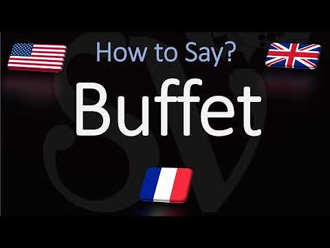 How to Pronounce Buffet? (CORRECTLY)
