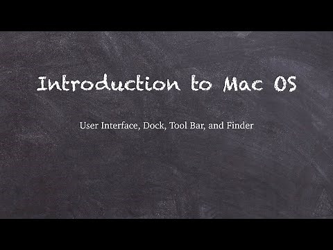 Introduction to Mac OS (for beginners!)
