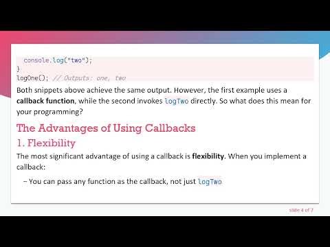 Understanding Javascript Callbacks vs Inline Initialization