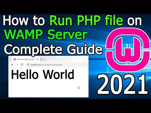 How to Run PHP Program in WAMP Server on Windows 10 [ 2021 Update ] Step by Step Complete Guide