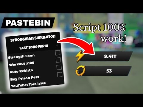 *NO KEY* Strongman simulator SCRIPT PASTEBIN 💯% working!!