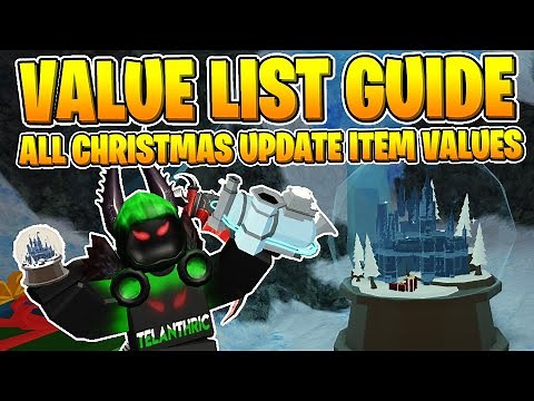 Roblox Islands VALUE LIST GUIDE | Christmas Event Update Item Prices