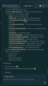 Write tests faster with a custom agent #testing #ai
