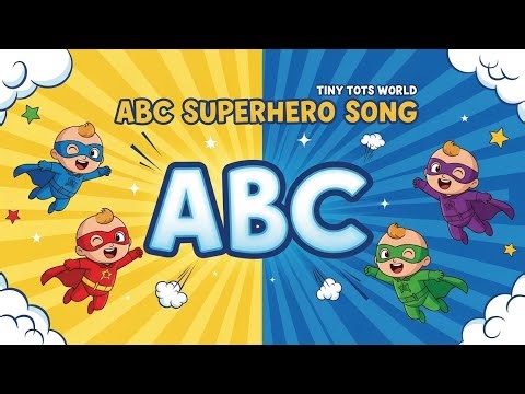 ABC Superhero Song 🦸‍♂️ | Learn Alphabet with Hero Kids