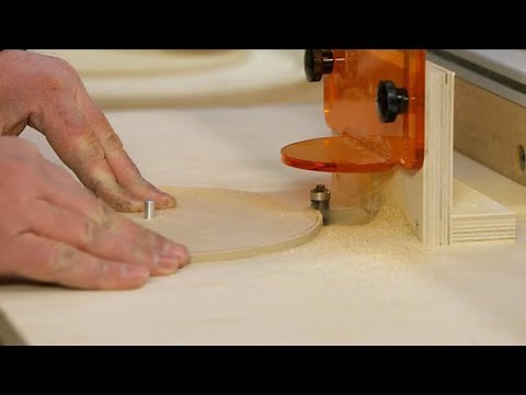Cutting Perfect Circles With The Router Table