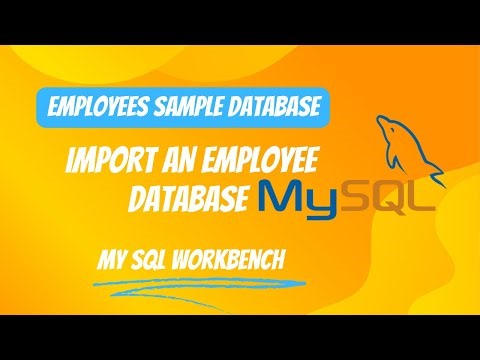 How to Import an Employees Database in MySQL (2024 Tutorial)