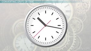 Time Measurement Units | Types, Conversion & Examples