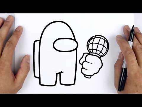 HOW TO DRAW GREEN IMPOSTER (CREWMATE) | Friday Night Funkin (FNF) - Easy Step By Step Tutorial