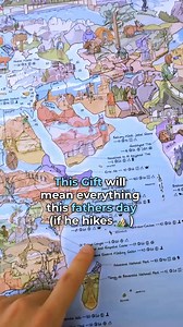The PERFECT Father's Day Present! The Hiking Map ️ 300+ of the...