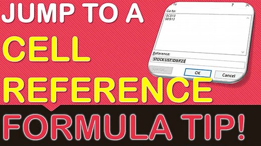 Excel Formula to Go to a Specific Cell | MyExcelOnline