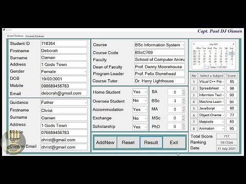 How to Create Student Management System with MySQL Database in Visual Basic.NET - Full Tutorial