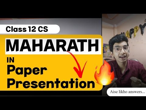 Paper Presentation Tips🔥: Class 12 Computer Science CBSE 2024-25 | Nitin Paliwal #nitinpalliwal