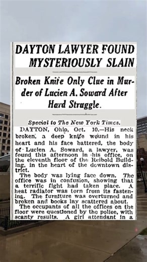 44K views · 1.1K reactions | Quick history of an early #downtowndayton office building, complete with a Halloween-appropriate murder mystery tale. #daytonohio #historicbuildings #murdermystery #hauntedohio | Dayton Vistas | Facebook