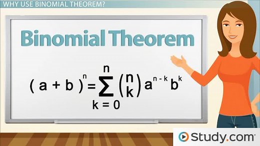 Binomial Theorem | Coefficient Calculation, Formula & Examples