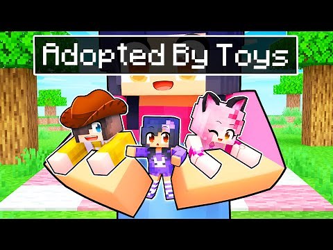 Adopted By TOYS In Minecraft!