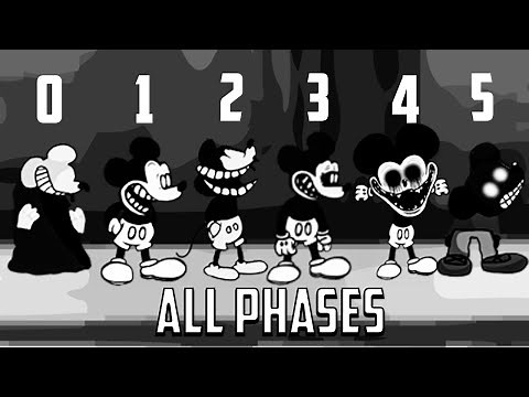 Mickey Mouse ALL PHASES (0-5 PHASES) Friday Night Funkin