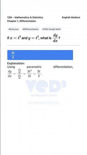 Calculus Differentiation Problem 12th Grade Math