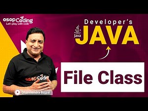 File Class in Java | Methods of file class | Java for Developers | IO Package | #Java #Lec87