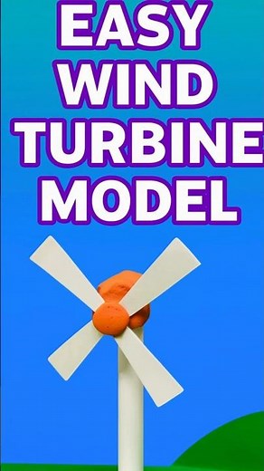 How a Wind Turbine Works! 🌬️ | Easy School Project Idea