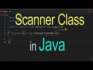 Java-54- Scanner Class in Java || User Input In Java
