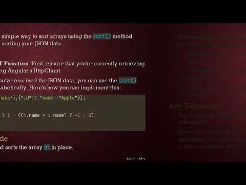 How to Sort JSON Data from a GET Function in Angular