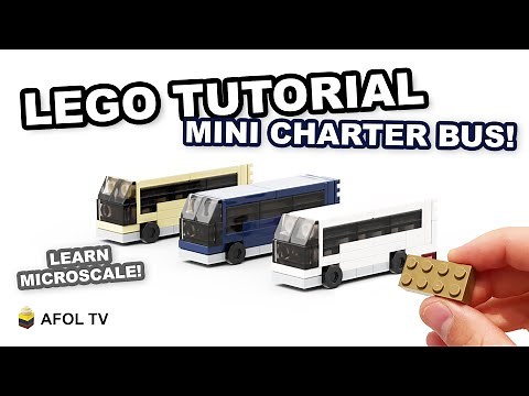 LEGO Mini Microscale Charter Bus [Tutorial!]