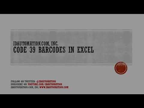 How to Create Code 39 in Excel (Easy Solution)