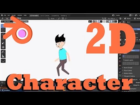 How to make 2d animation in blender 2.81