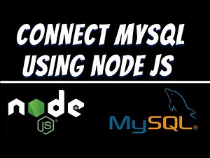 How to connect MySQL database using node js and create database tutorial | Mysql workbench