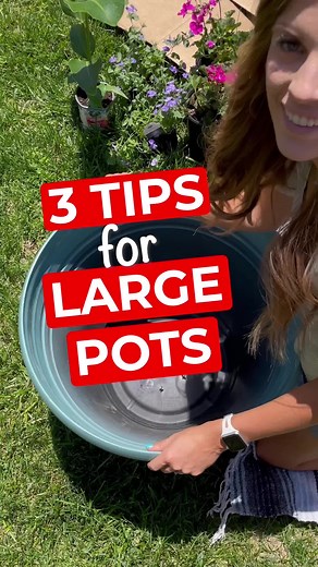 3 Simple Tips for Large Pots and Planters 🪴 feat. My Favorite Hack