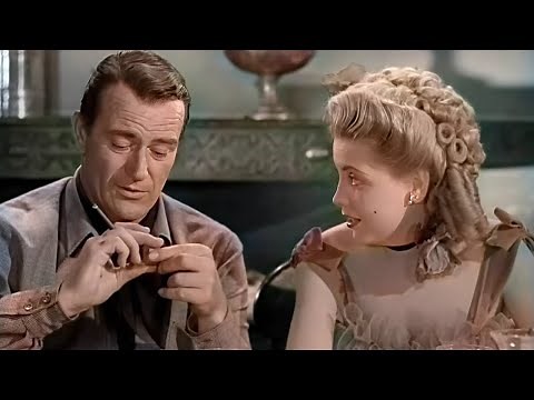 John Wayne | Angel and the Badman (1947) Classic Western | Colorized Movie, Subtitles