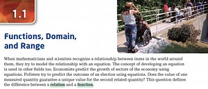 Section 1 - Functions vs. Relations