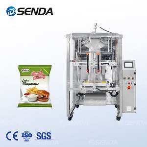 [Hot Item] Automatic Liquid Mayonnaise Sauce Drinks Filling and Sealing Packing Machine 500g