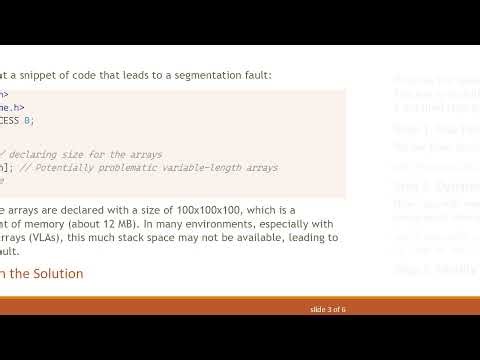 Solving the Segmentation Fault in C Arrays
