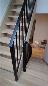 Modern Stair Recap + Custom Metal Railing 2 | KING Stairs