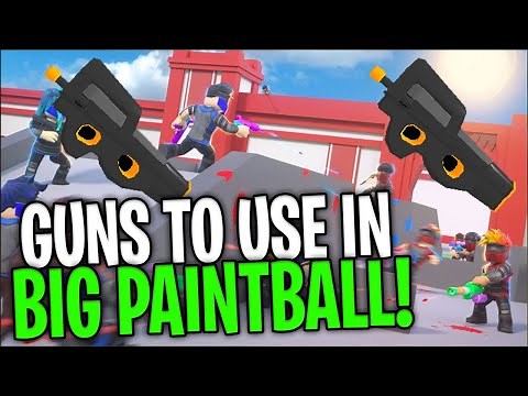 The BEST Guns To Use In Roblox Big Paintball (UPDATE)