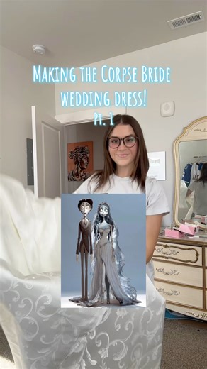 Making a Corpse Bride Emily wedding dress costume! #sewistofinstagram #fblifestyle #corpsebride #corpsebridecosplay | Alexandra Louise