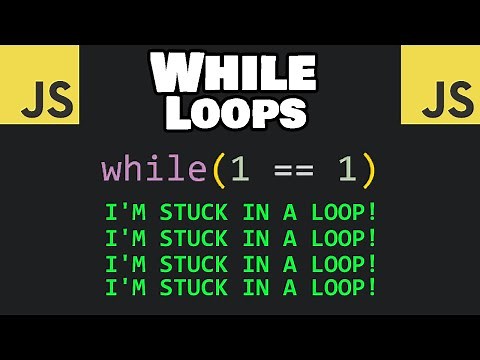 Learn JavaScript WHILE LOOPS in 8 minutes! 🔁