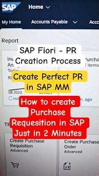 SAP PR Creation: The Easiest Method Ever 🤯How to Raise a Perfect PR in SAP (Super Fast) SAP MM #sap