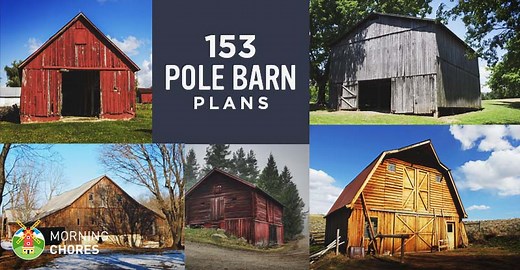 153 Free DIY Pole Barn Plans and Designs That You Can Actually Build