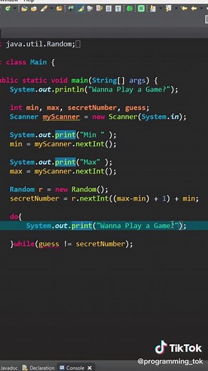 Learn to make a game in Java! #programming #learnprogramming #learntocode #fyp #foryou #java #coding #tech
